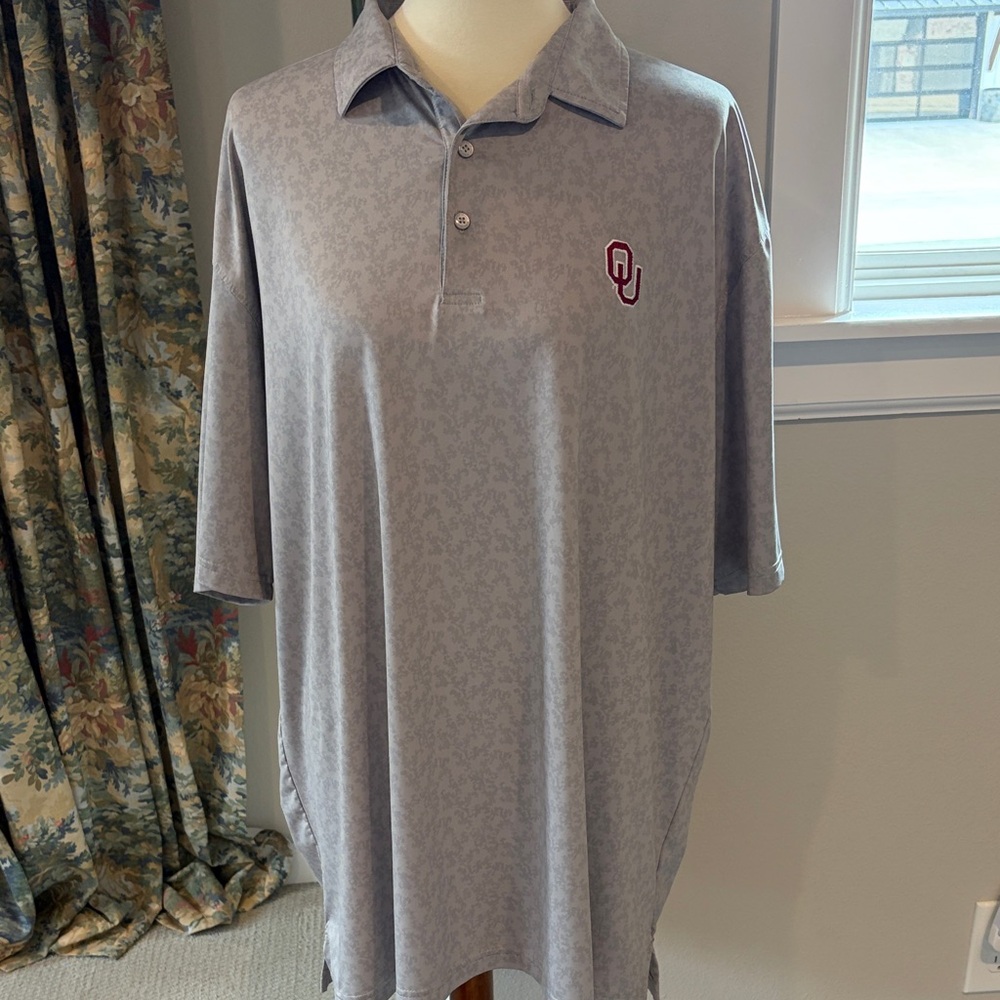 OU Gray Polo Shirt for Men